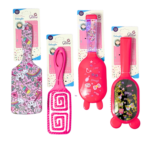 Sizzling Pink Hairbrush Set