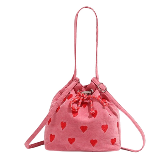 Hearty Drawstring handbag