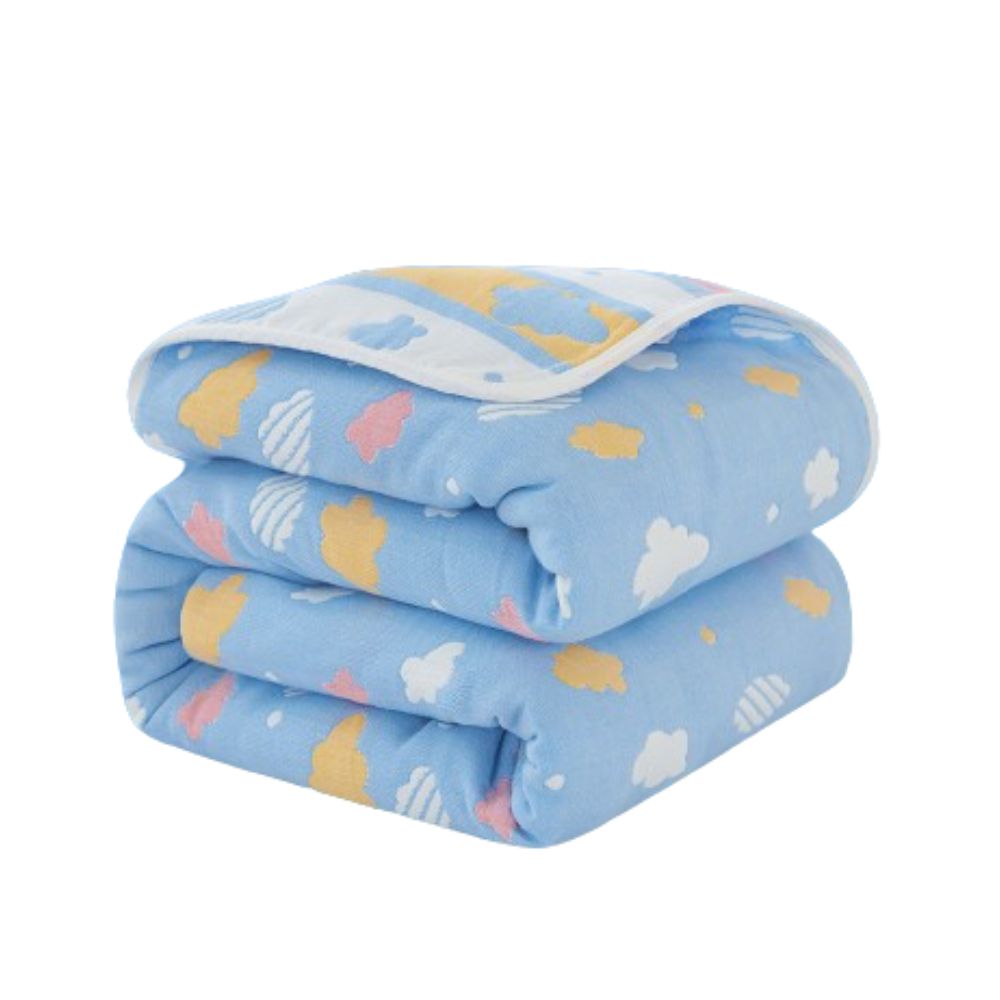 Blue Cloudscape Cozy Blanket