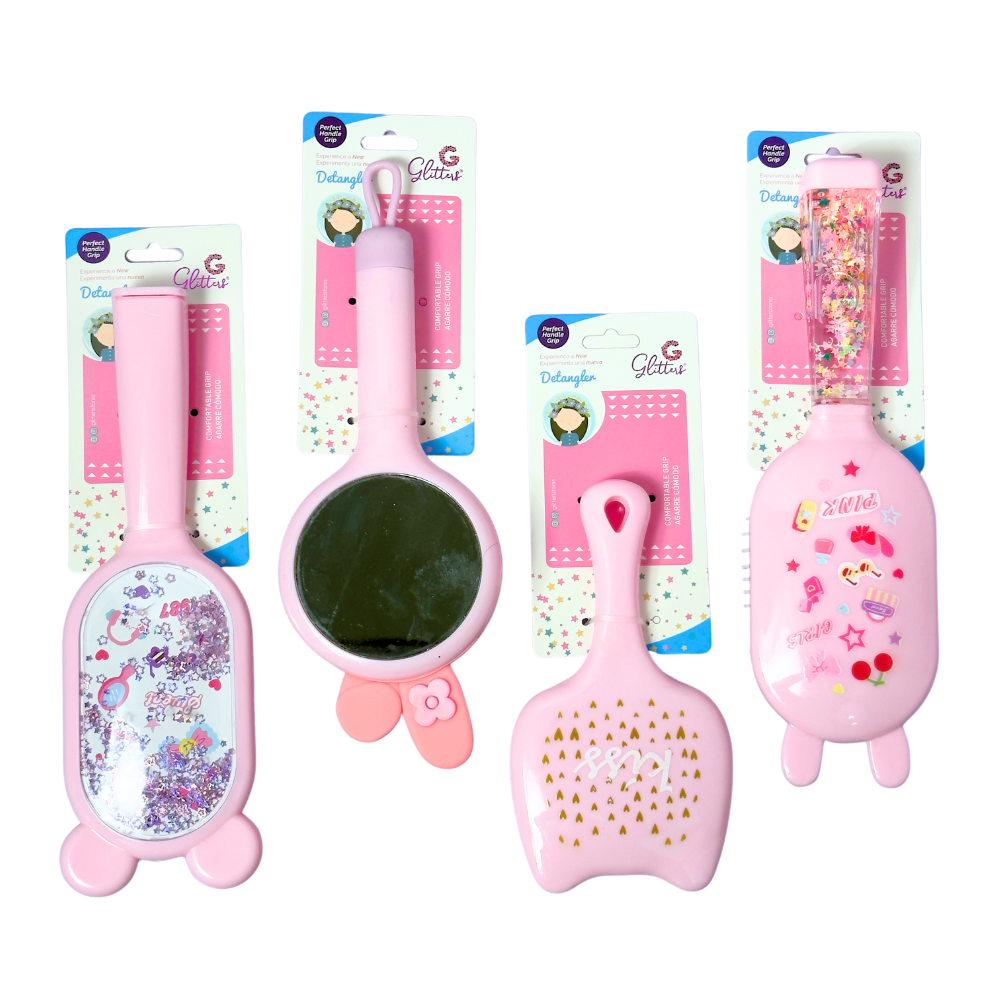 Calm Pink Hairbrush Set