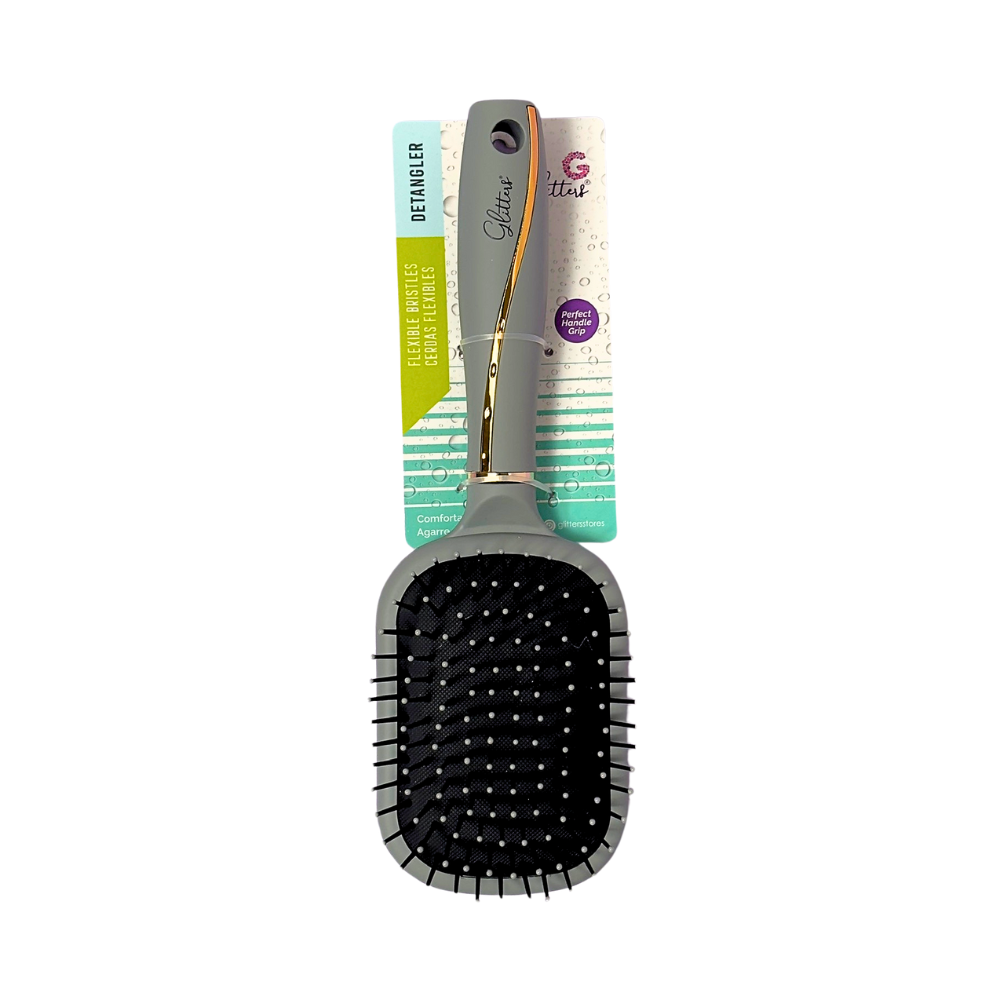 Rectangle Sleek Gold Paddle brush