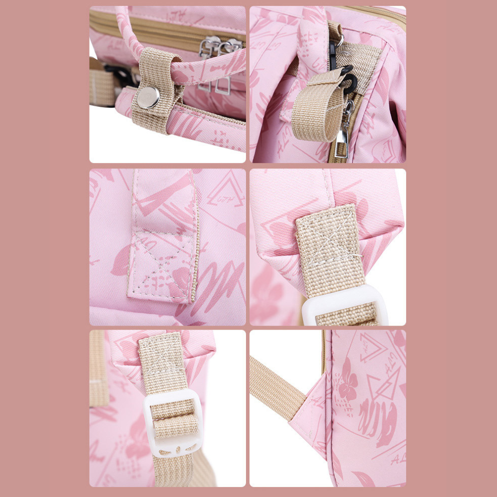 Pink Wavy Mummy bag