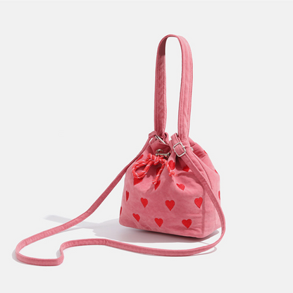 Hearty Drawstring handbag