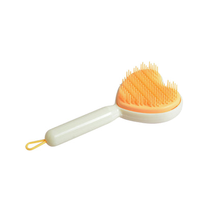 Marble Heart Paddle Brush