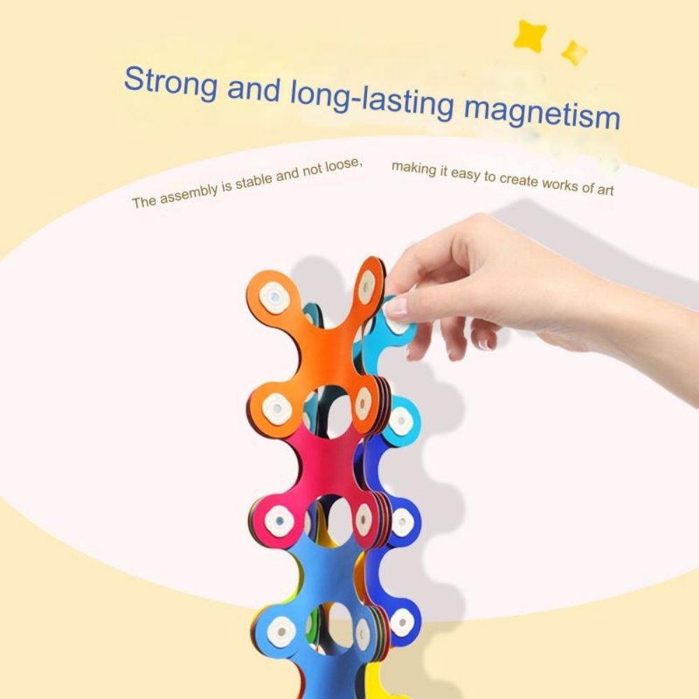 12pcs Rainbow Magnetic Toys