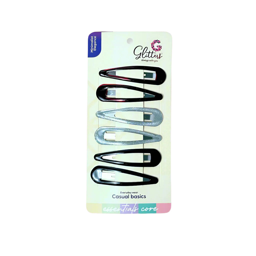 No-Slip Grip Large Hair Snap Clips