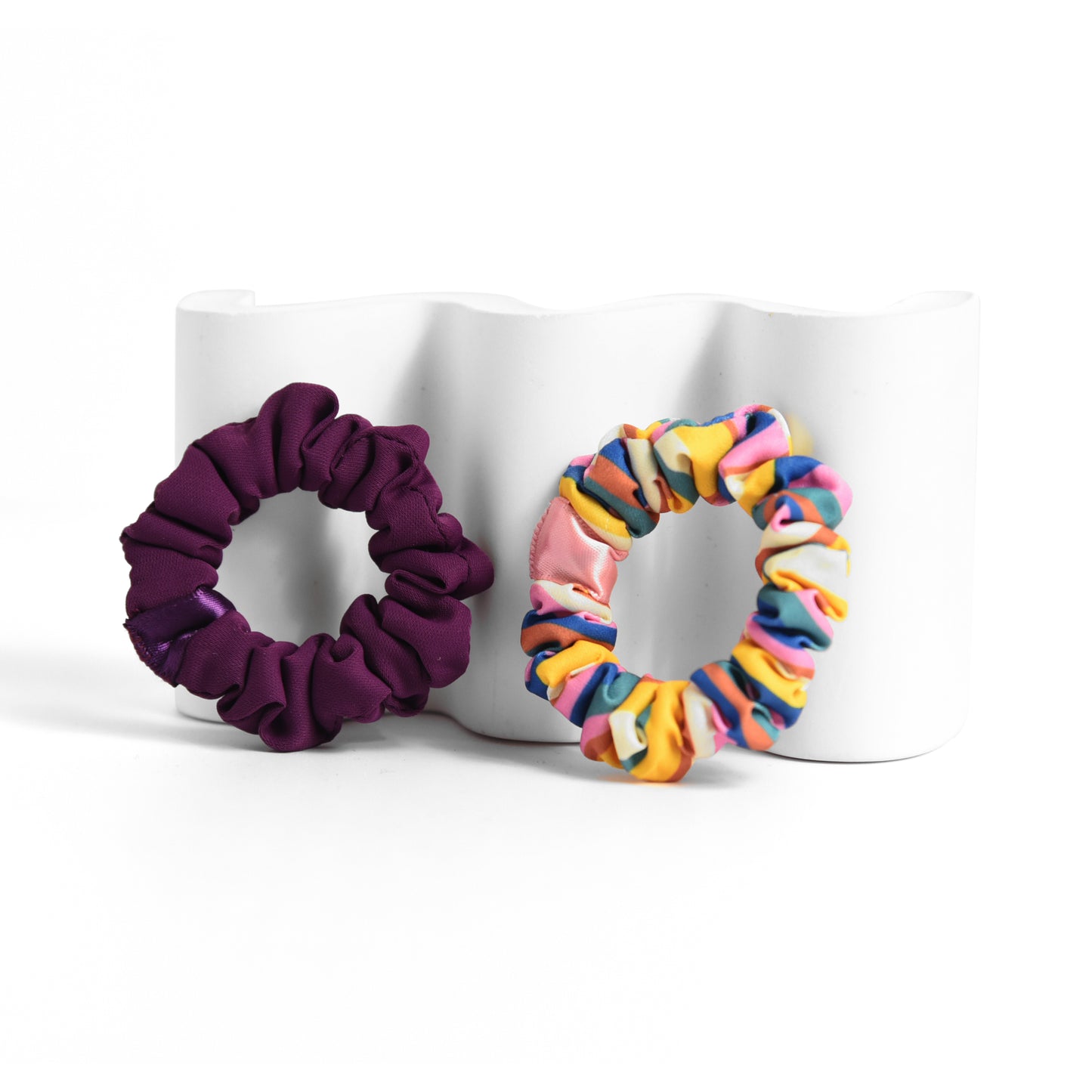 Vibrant Colorful Hair Tie Duo