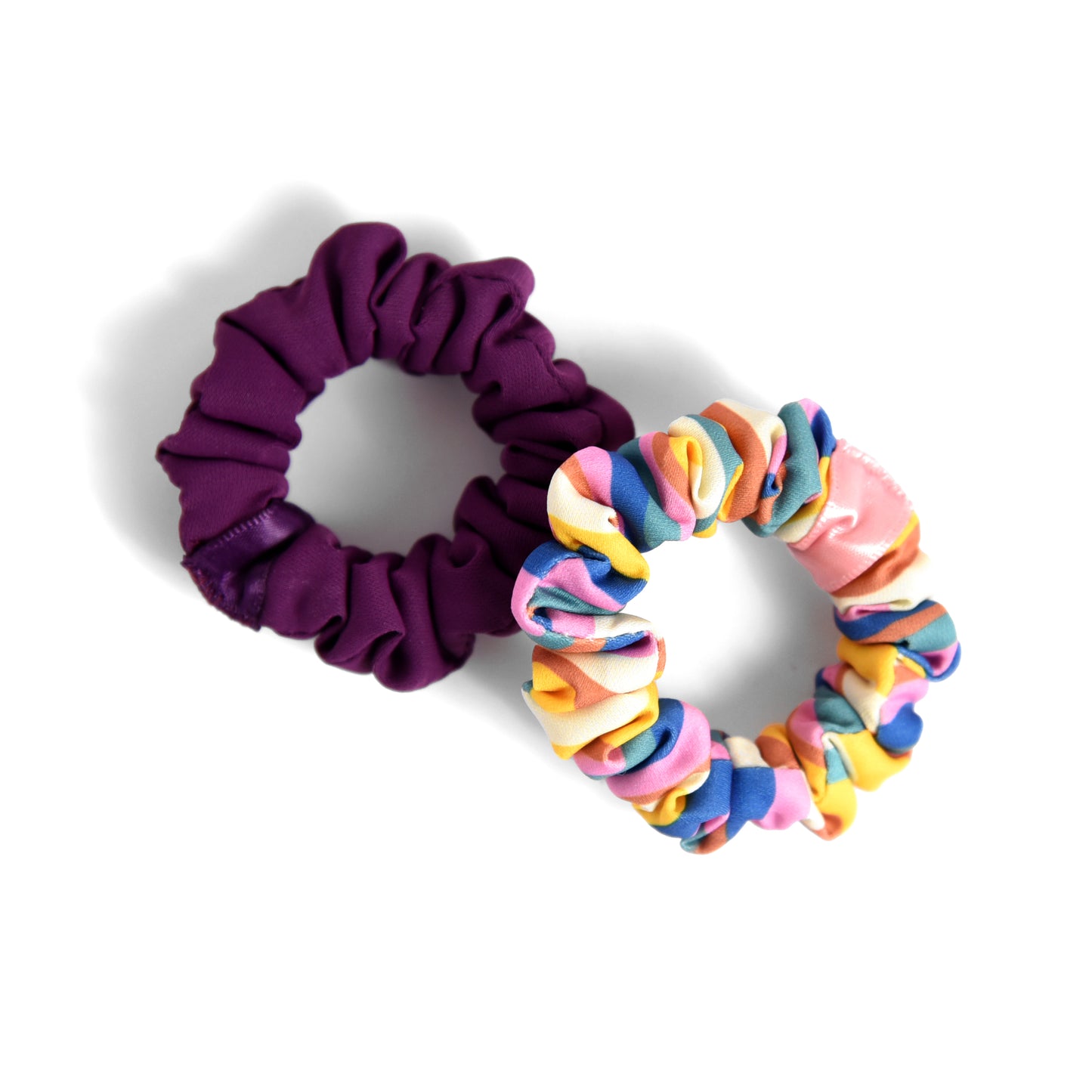 Vibrant Colorful Hair Tie Duo