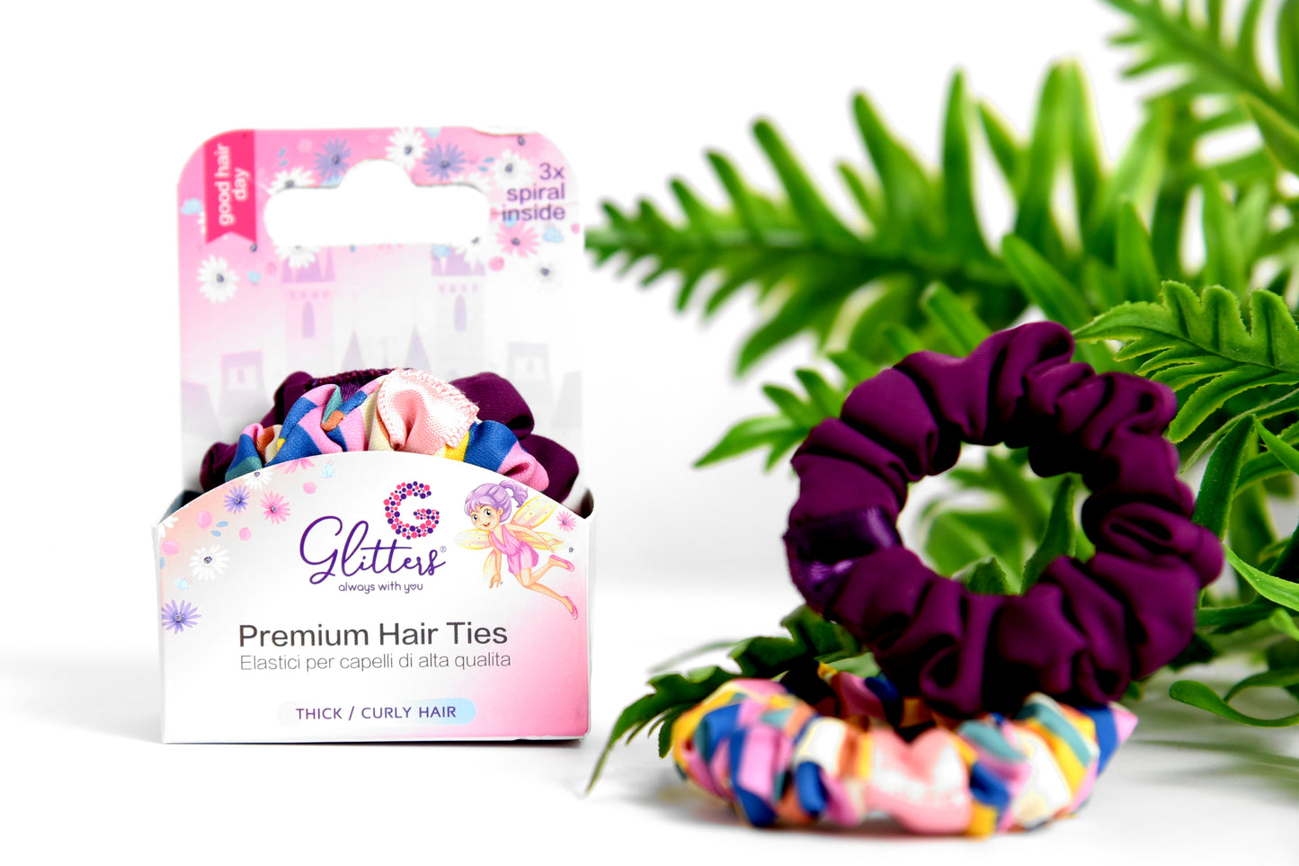 Vibrant Colorful Hair Tie Duo