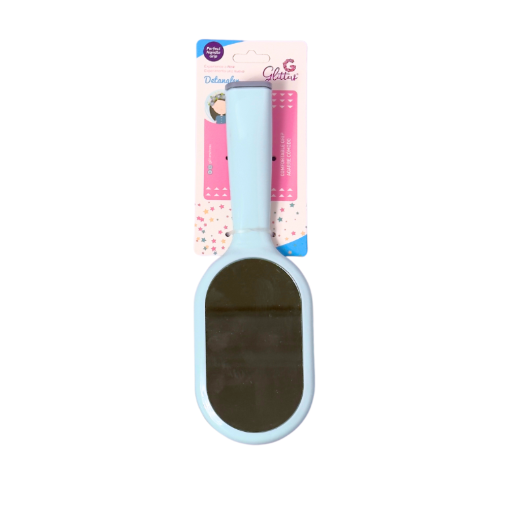 Oval Mirror Hairbrush