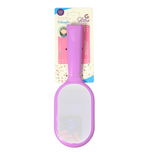 Oval Mirror Hairbrush