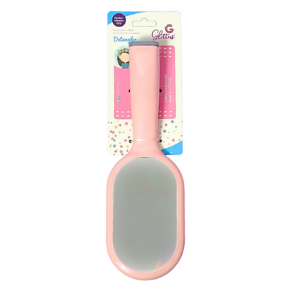 Oval Mirror Hairbrush