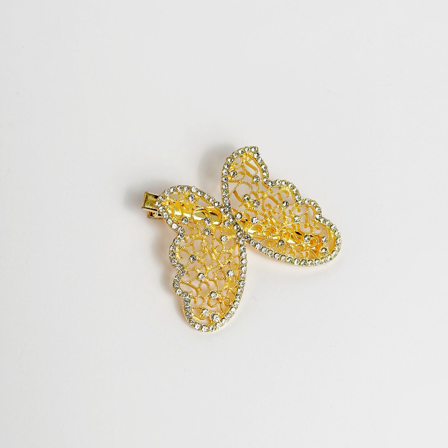 Gemhearted Butterfly Hairclip