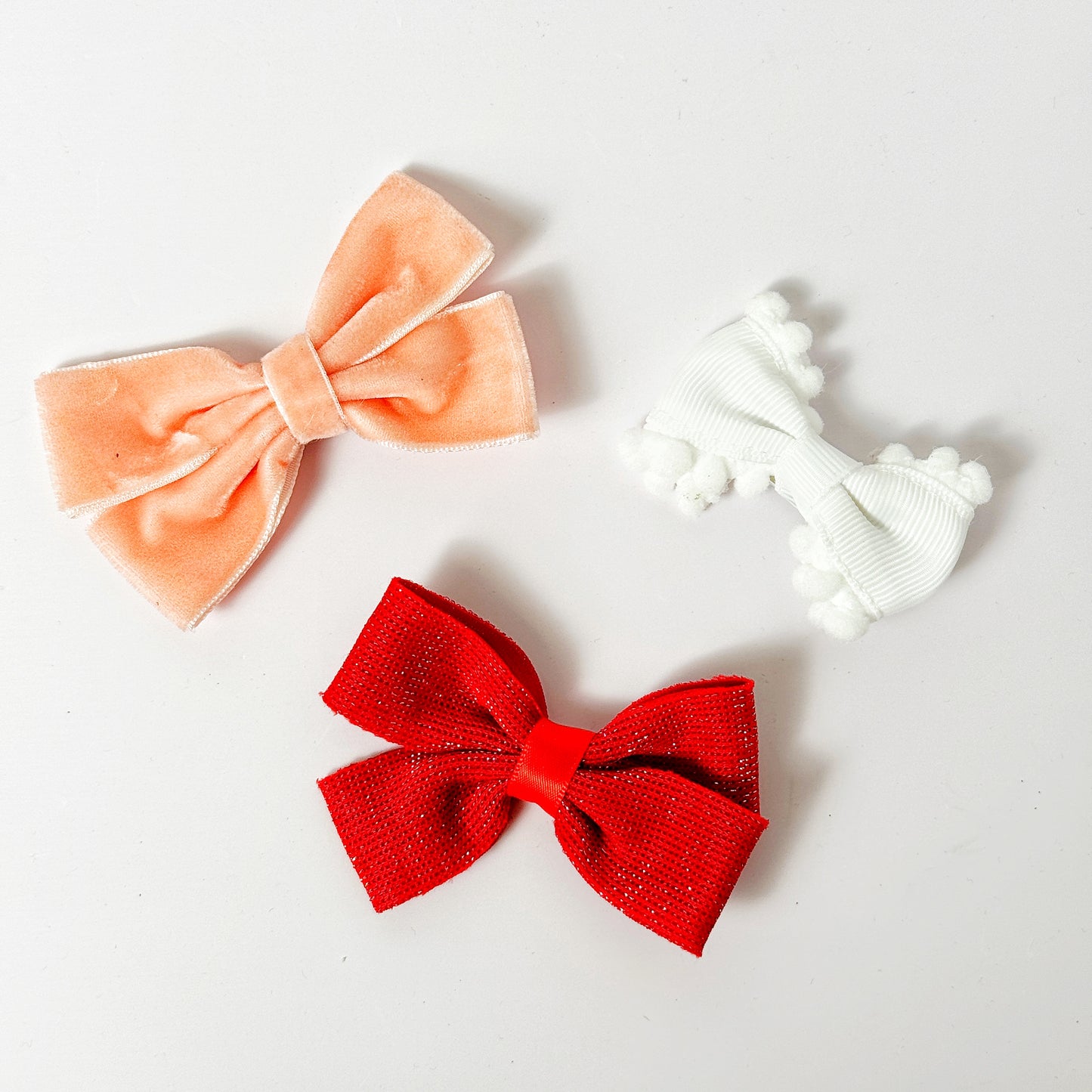 Textured Trio Bows