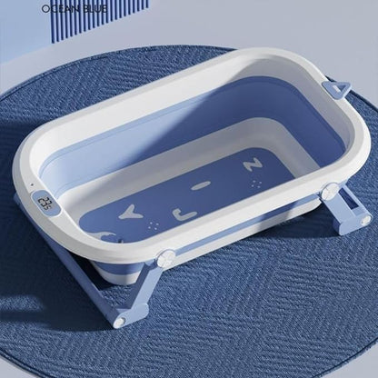 Blue Alphabet Foldable Bathtub