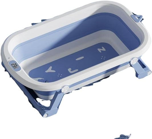 Blue Alphabet Foldable Bathtub