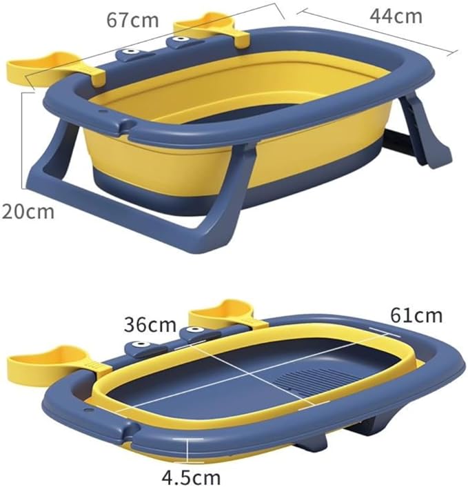 Blue Crab Foldable Bathtub