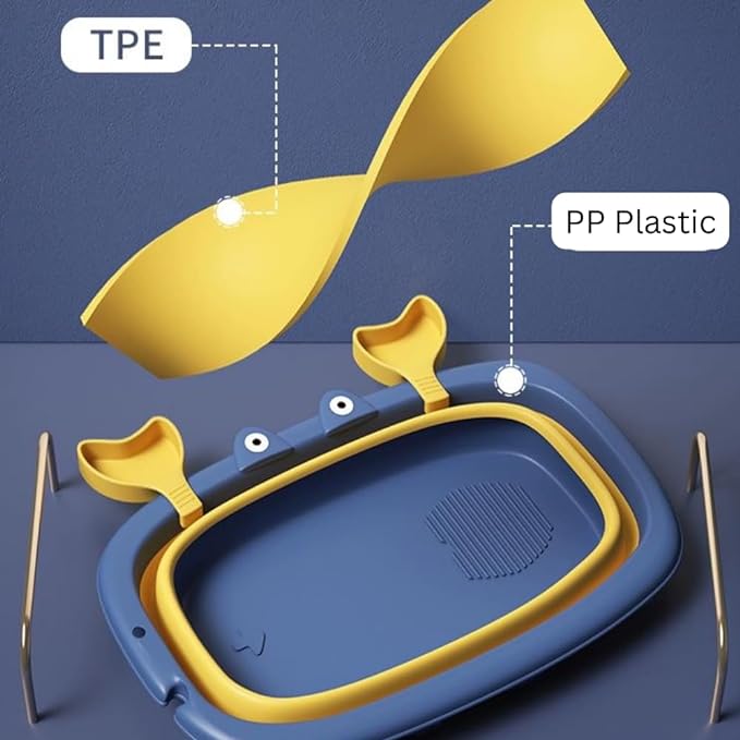Blue Crab Foldable Bathtub