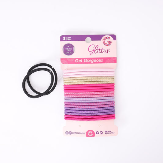 22pcs Pink Shades Hair Tie