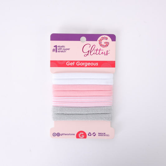 Metallic Pink Hair Ties