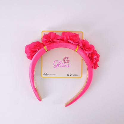 Pretty in Pink Flower Headband