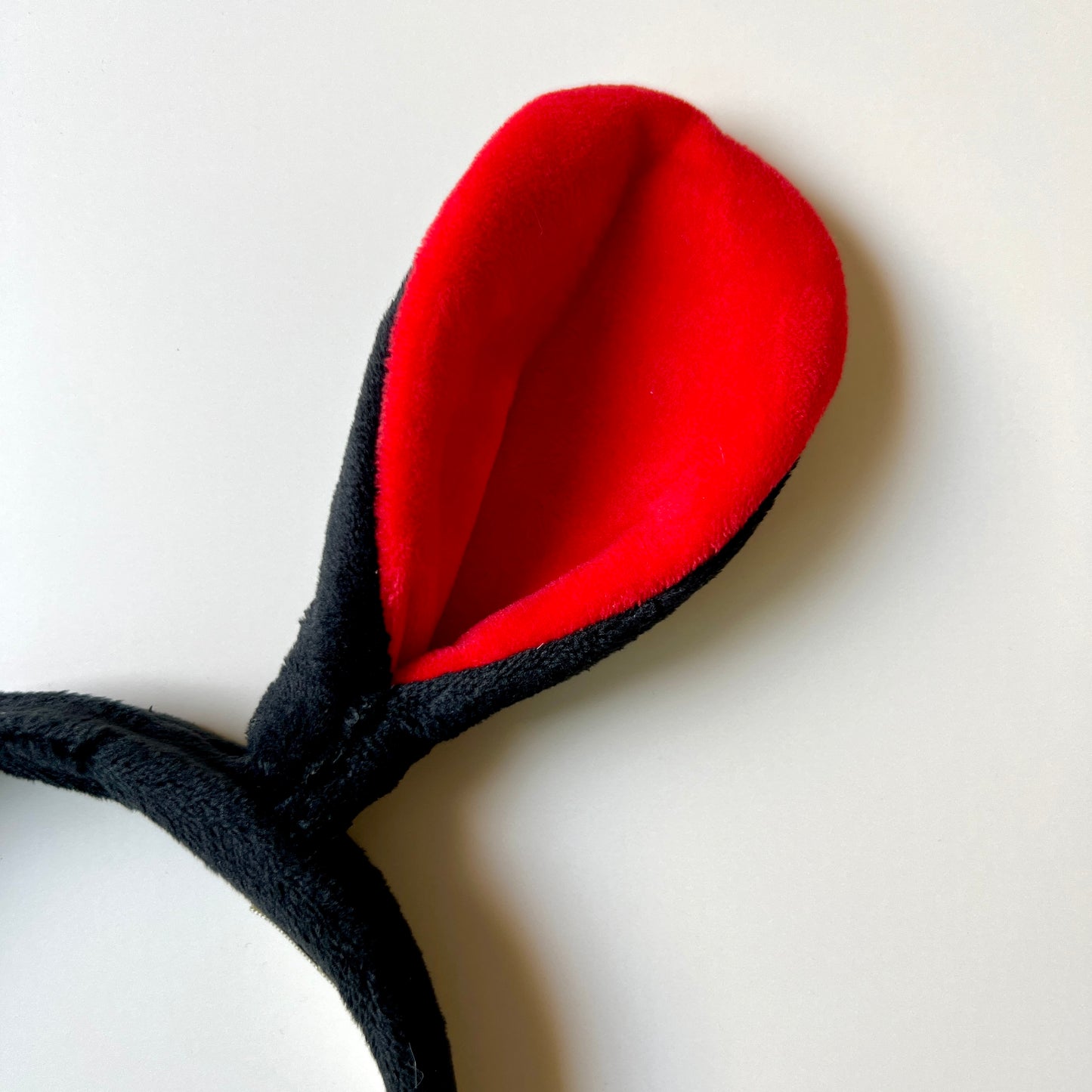 Red and Black Bunny Ear Headband