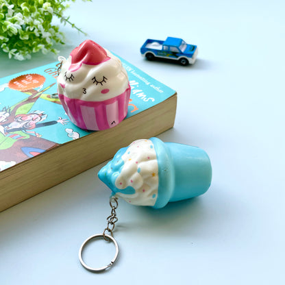 Cupcake Keychain