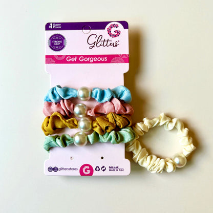 Pearl Scrunchies