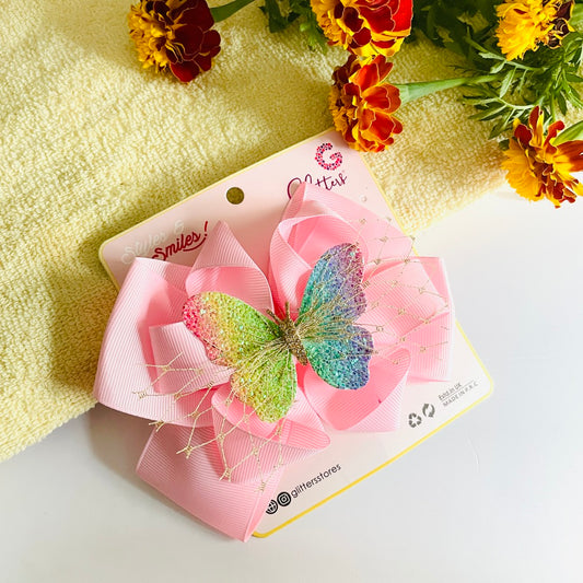 Rainbow Flutter Hair Clip