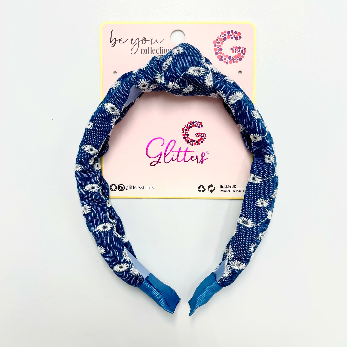 Denim Blossom Hairband