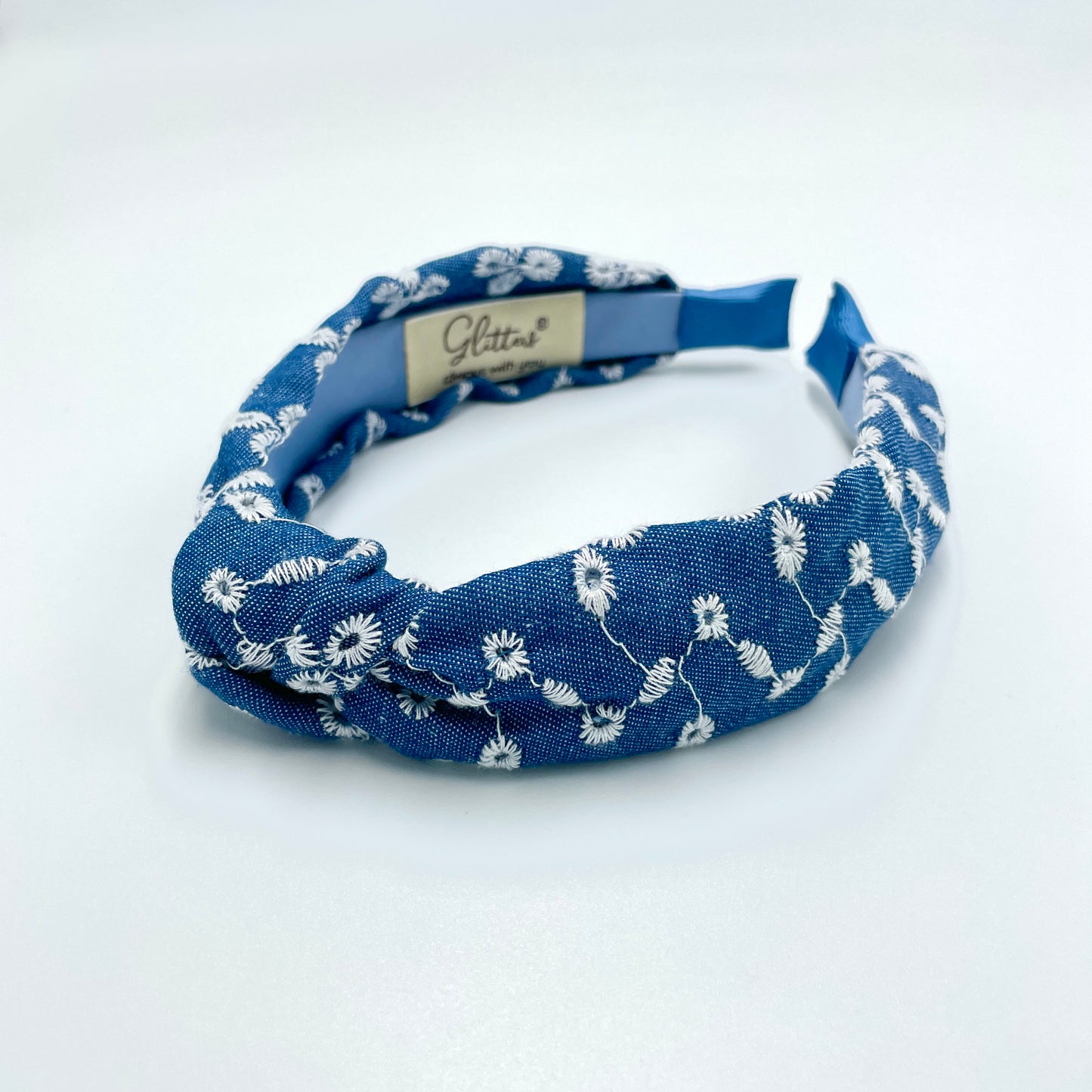 Denim Blossom Hairband