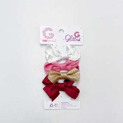 Fancy Festive Bow Hairclips