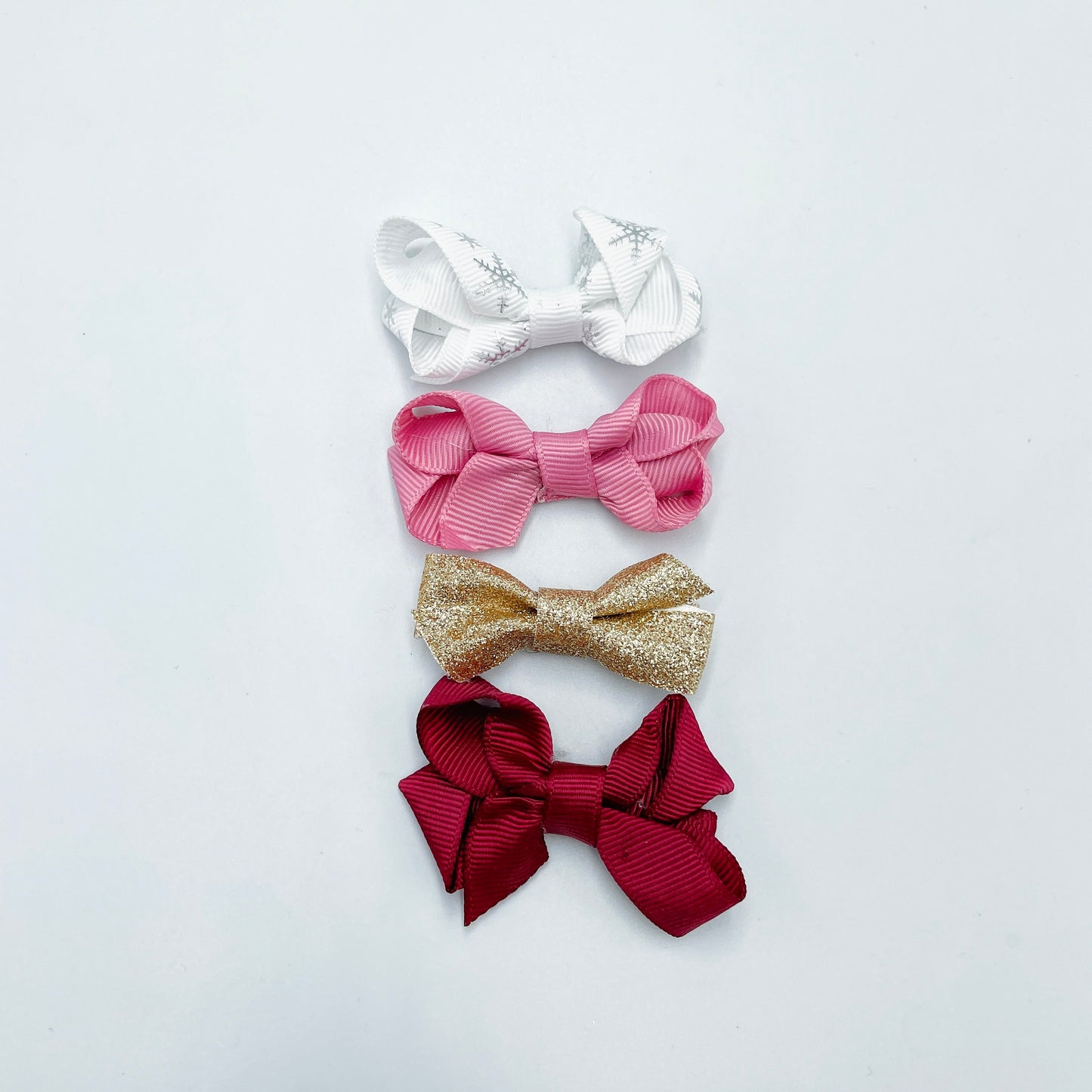 Fancy Festive Bow Hairclips