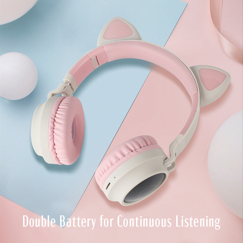 Cat Ear Pink Headphones