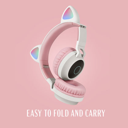 Cat Ear Pink Headphones